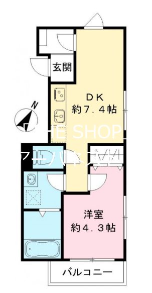 ルガロ西麻布   間取り
