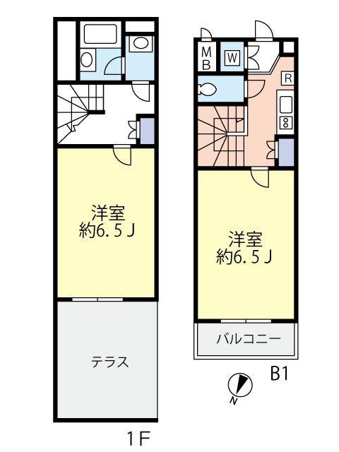 ルーブル中野富士見町伍番館 間取り