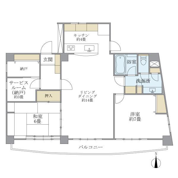 ティアラ恵比寿 間取り