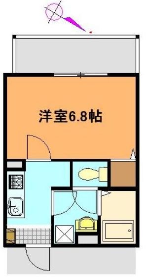 メゾンクレール船越 間取り