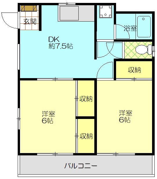 サンハイツ 間取り図