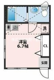 風と貝殻のエスペール 201号室 間取り