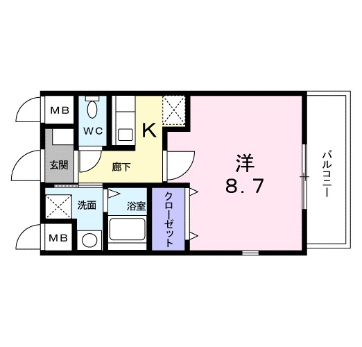 フレイム　テラス 間取り図