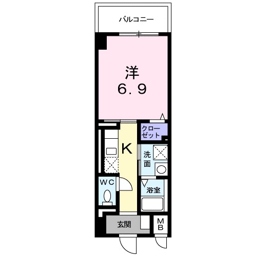 プレール　ヨコスカ 間取り図