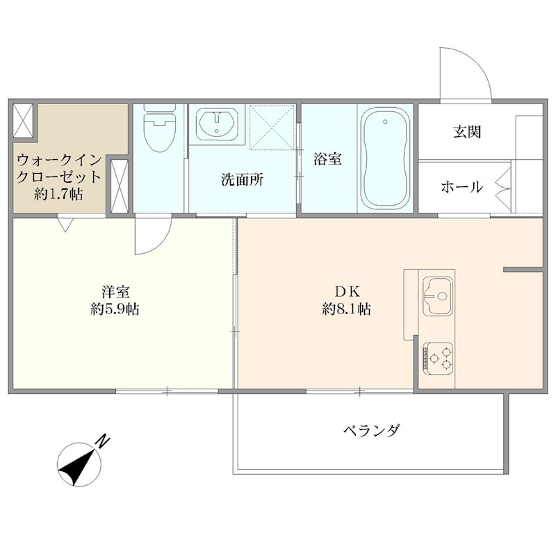 ヘーベルVillage横須賀うみかぜ公園 間取り