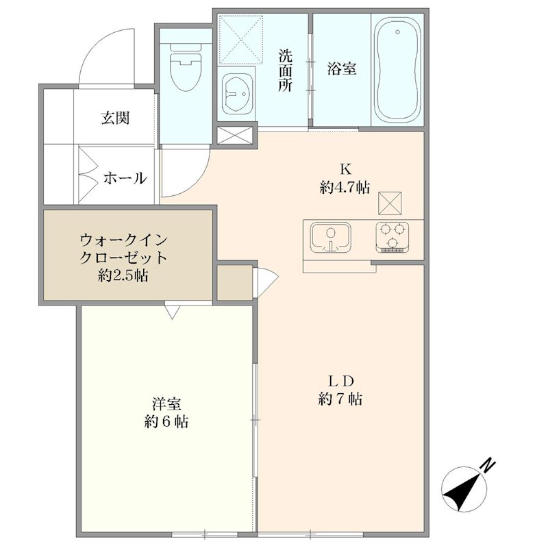 ヘーベルVillage横須賀うみかぜ公園 間取り