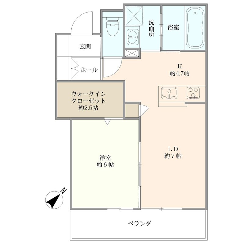 ヘーベルVillage横須賀うみかぜ公園 間取り