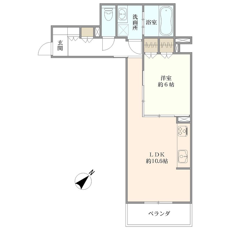 ヘーベルVillage横須賀うみかぜ公園 間取り