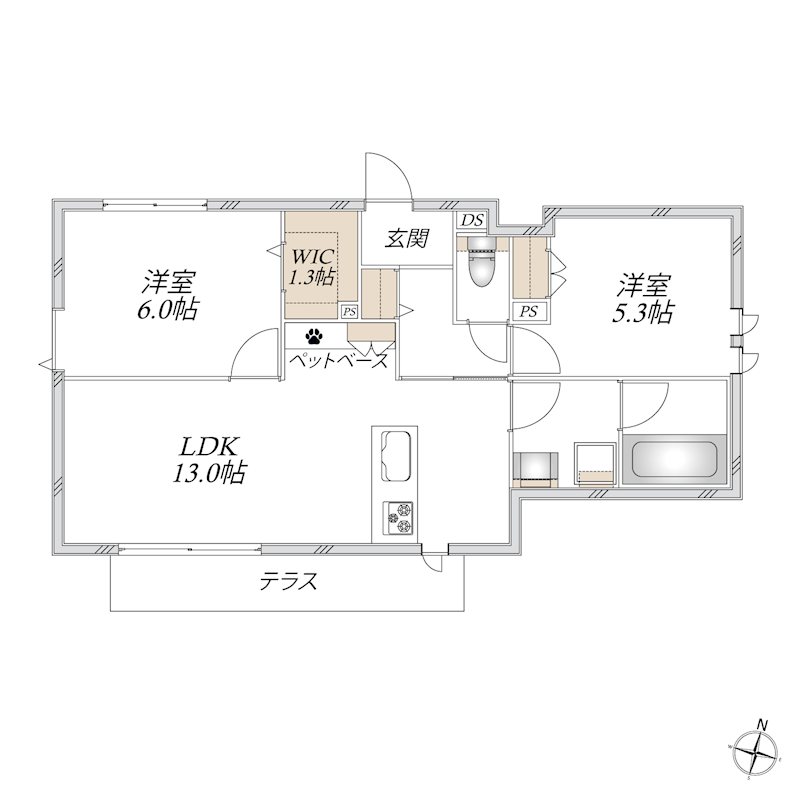 （仮称）上宮田メゾン 間取り