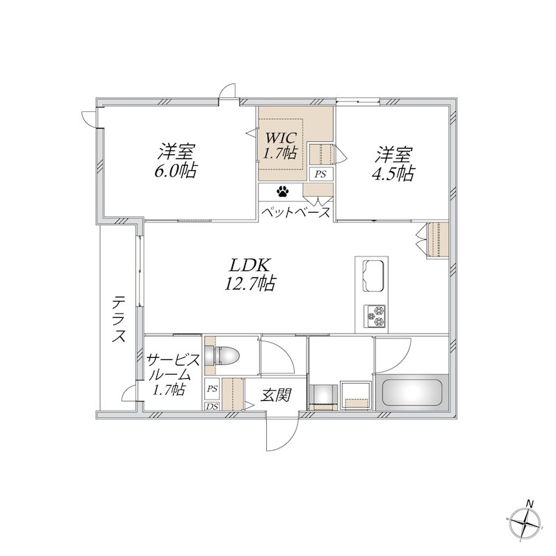 （仮称）上宮田メゾン 間取り