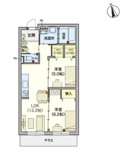 （シニア限定）ヘーベルVillage 藤沢陣屋小路レジデンス 間取り
