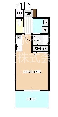 GRAND　WISTERIA 0706号室 間取り