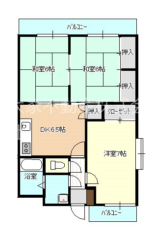 ウエルスカムラ 間取り図