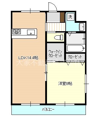 グローリー小船越Ⅰ 間取り図