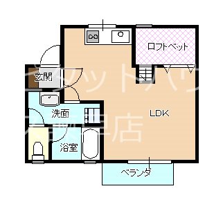 ウィステリアⅡ 202号室 間取り