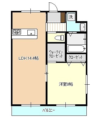 グローリー小船越Ⅰ 301号室 間取り