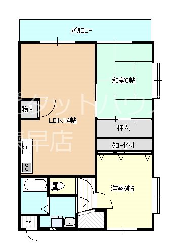 PrimaVista 105号室 間取り