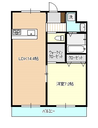 グローリー小船越Ⅰ 間取り図