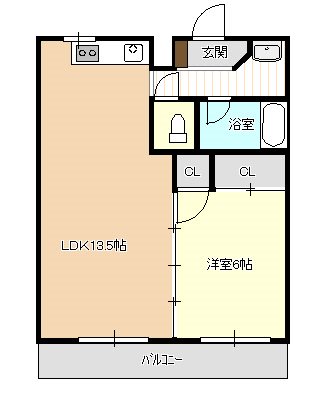 月マンション 間取り図