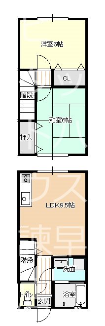 さざんかハイツⅧ 101号室 間取り