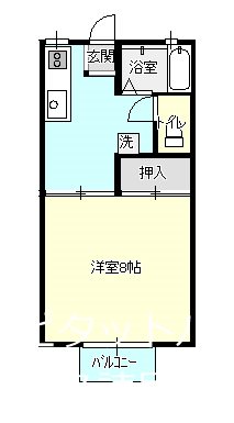 ビューコート栄田 間取り図