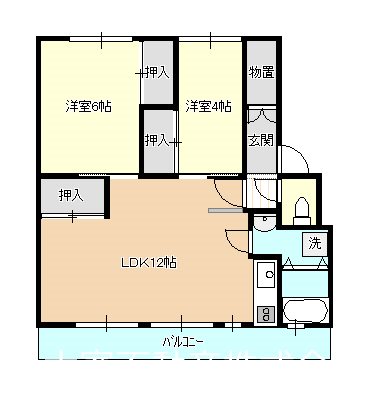 サルヴァトーレ堂崎 間取り図