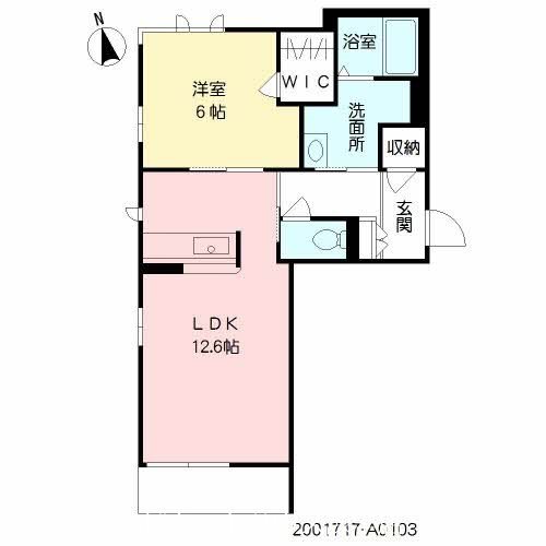 コンフォルト・ワン 間取り図