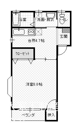 ベルクハウス青葉台 101号室 間取り