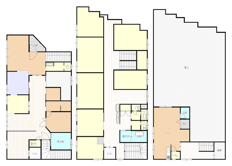 厚生町貸店舗 間取り図