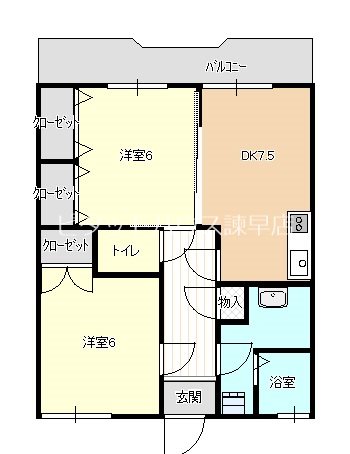 ノアハイツ 間取り図