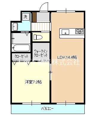 グローリー小船越Ⅰ 402号室 間取り