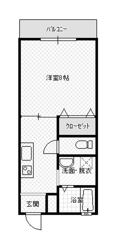 ユリアハイツA 204号室 間取り