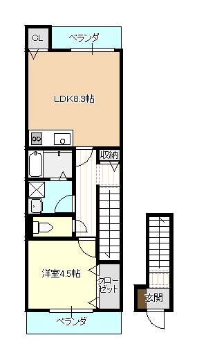 エターナルレジデンス久山台B 間取り図