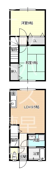 さざんかハイツⅡ 102号室 間取り