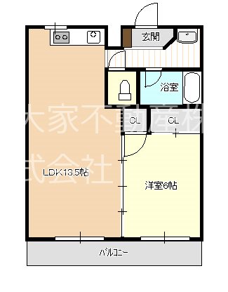 月マンション 間取り図