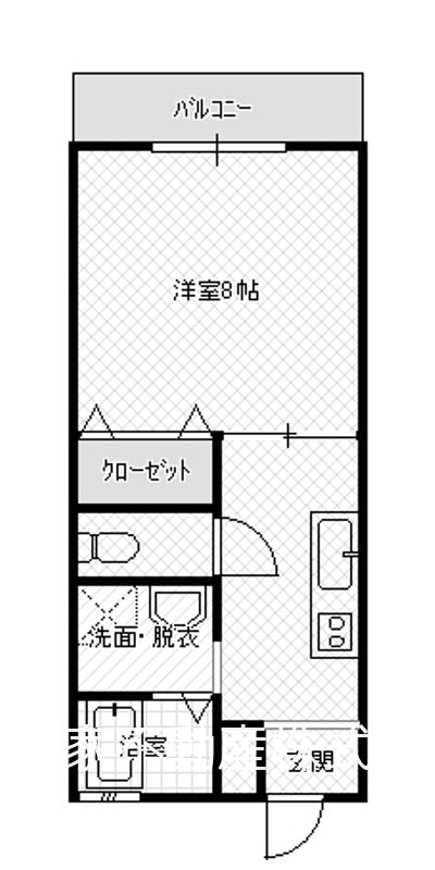 ユリアハイツB 108号室 間取り