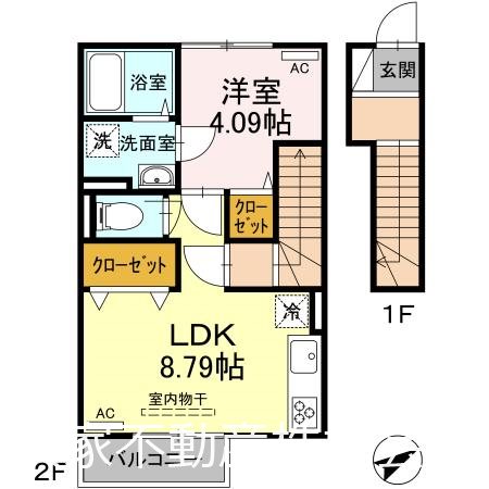 D-room新大村坂口 間取り図