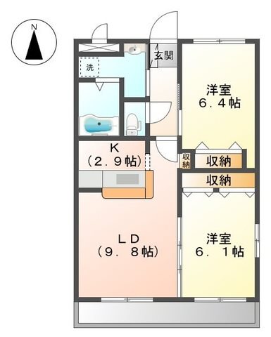 ファミリーSun　長田 間取り図