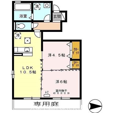 アブニール 間取り図