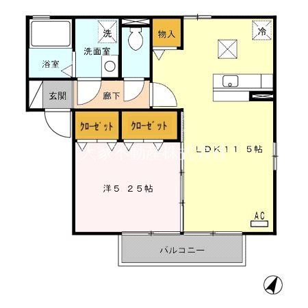 ルピナあいの 間取り図