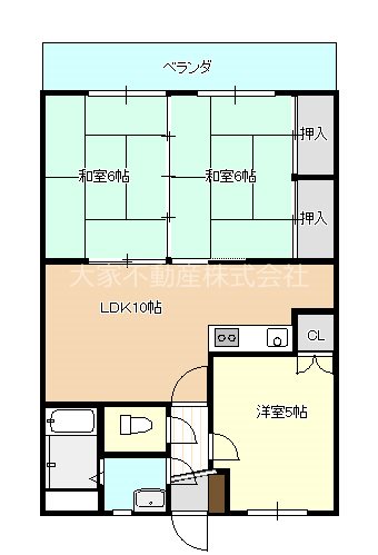 グランディールレゾン 303号室 間取り