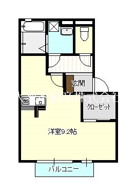 西諫早APT 205号室 間取り