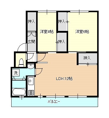 サルヴァトーレ堂崎 3201号室 間取り