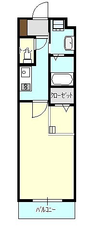 ルネス・マイアトリア 206号室 間取り