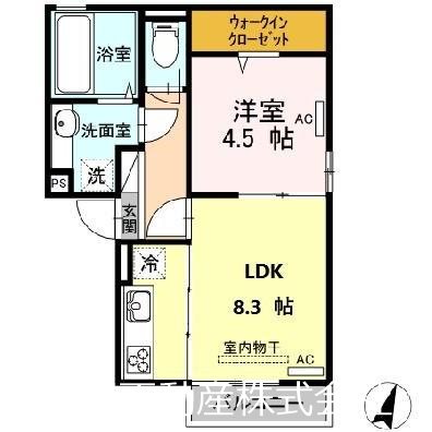 プードリエ本町 間取り図