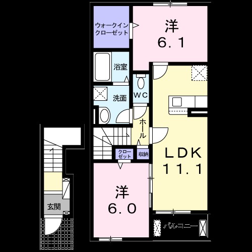 サンリット　レジデンス　１ 間取り図