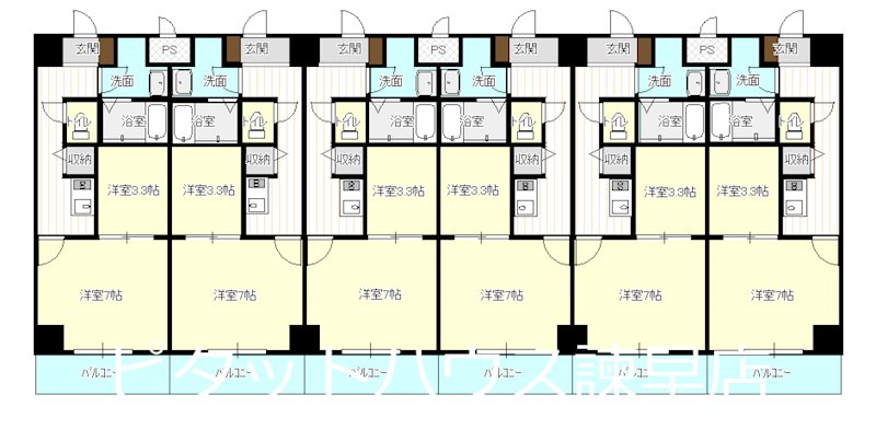 La Clarte 間取り図