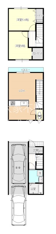 ライフタウン貝津A棟 A-1号室 間取り