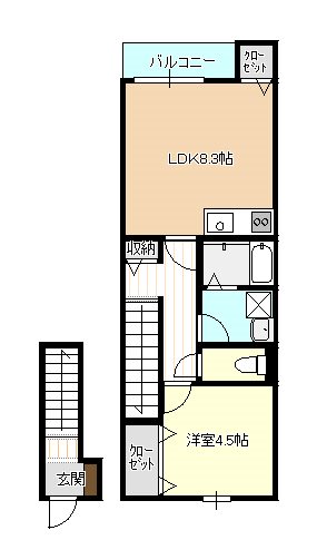 LaFonte福田 間取り図