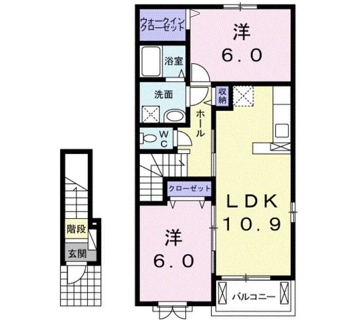 グレイスヴィラＣ 間取り図